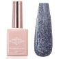 Preview: UV Gel - 5407 - Confetti Gel - Grey Nägel Nagelgel Shellac Gellack Gel Lack Nails matte Pailetten snowflake
